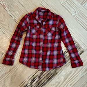 EDDIE BAUER SLIM-FIT PLAID FLANNEL